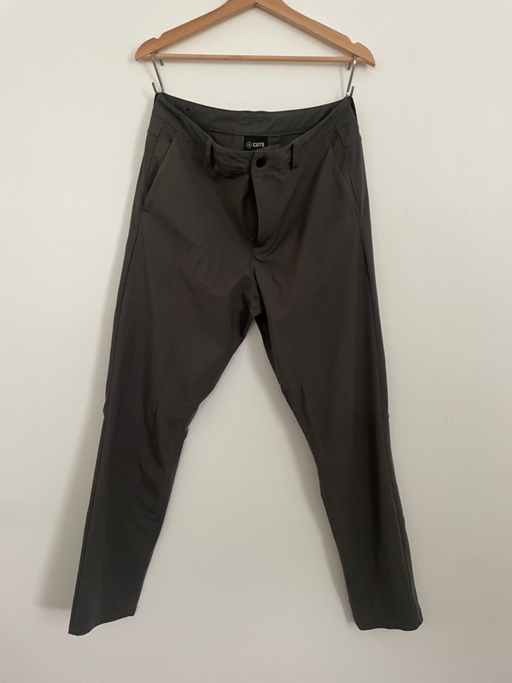 Cuts Clothing Men's Charcoal Gray Pants